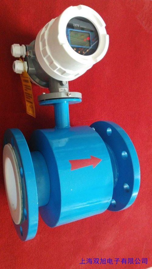 LED系列智能插入式電磁流量計 大口徑液體污水防腐流量計